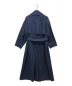 CLANE (クラネ) BACK FRILL TRENCH COAT ネイビー サイズ:F：10000円