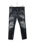 DSQUARED2（ディースクエアード）の古着「SKATER JEANS」｜ブラック