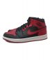 NIKE (ナイキ) AIR JORDAN 1 MID レッド×ブラック サイズ:US11 未使用品：20000円