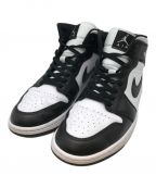 NIKEナイキ）の古着「WMNS AIR JORDAN 1 MID」｜ブラック×ホワイト