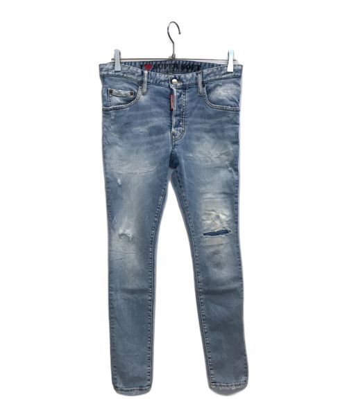 DSQUARED2（ディースクエアード）DSQUARED2 (ディースクエアード) 24SS SUPER TWINKY JEAN インディゴ サイズ:48の古着・服飾アイテム