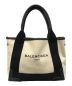 BALENCIAGA（バレンシアガ）の古着「ネイビーカバスXS/ハンドバッグ」｜アイボリー