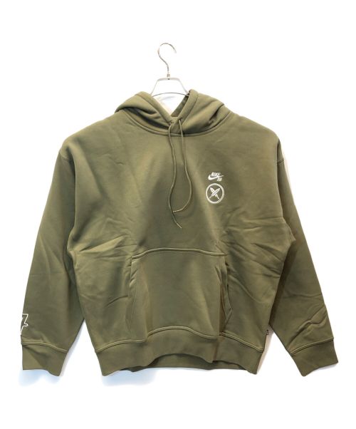 NIKE SB（ナイキエスビー）NIKE SB (ナイキエスビー) Skateboard Fleece Pullover Parka オリーブ サイズ:2XL 未使用品の古着・服飾アイテム