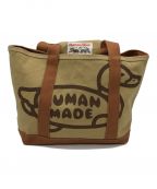 HUMAN MADEヒューマンメイド）の古着「COLOR TOTE BAG SMALL」｜ベージュ