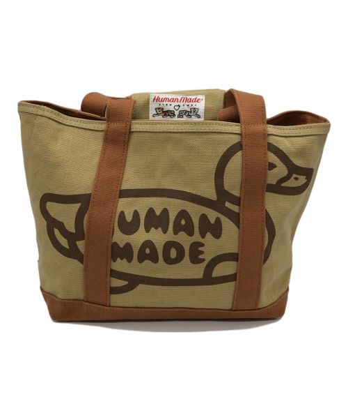 HUMAN MADE（ヒューマンメイド）HUMAN MADE (ヒューマンメイド) COLOR TOTE BAG SMALL ベージュの古着・服飾アイテム