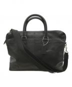 COACHコーチ）の古着「Gramercy Leather Zip Top Briefcase」｜ブラック