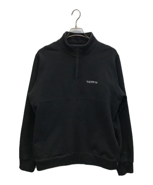 SUPREME（シュプリーム）SUPREME (シュプリーム) Color Blocked Half Zip Sweatshirt ブラック サイズ:Mの古着・服飾アイテム