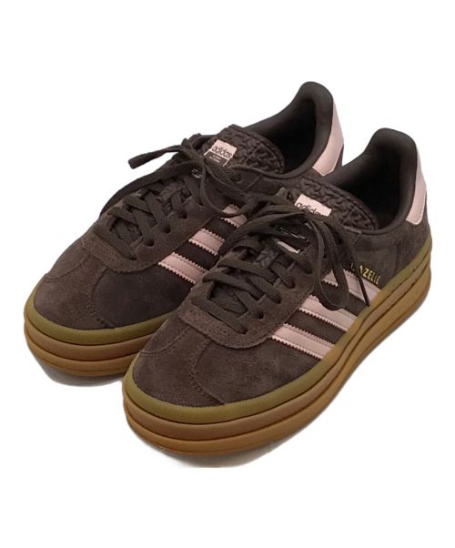 adidas（アディダス）adidas (アディダス) Gazelle Bold ブラウン×ピンク サイズ:US6の古着・服飾アイテム