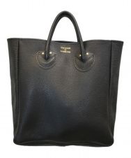 YOUNG & OLSEN The DRYGOODS STORE (ヤングアンドオルセン ザ ドライグッズストア) EMBOSSED LEATHER TOTE M ブラック