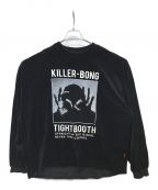 TIGHTBOOTH PRODUCTION×KILLER-BONGタイトブースプロダクション×キラーボング）の古着「HAND SIGN VELOUR LS」｜ブラック