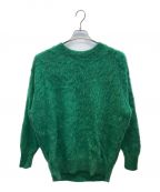 KAPTAIN SUNSHINEキャプテンサンシャイン）の古着「Mohair Crewneck Pullover」｜グリーン