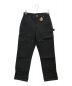 CarHartt（カーハート）の古着「DOUBLE FRONT WORK DUNGAREE」｜ブラック