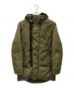 COACHコーチ）の古着「Down Parka Hooded Jacket」｜オリーブ