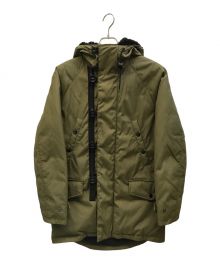 COACH（コーチ）の古着「Down Parka Hooded Jacket」｜オリーブ