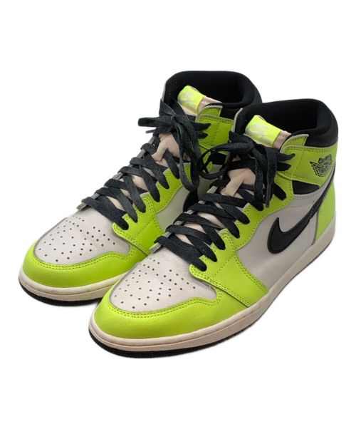 NIKE（ナイキ）NIKE (ナイキ) AIR JORDAN 1 RETRO HIGH OG イエロー サイズ:US10の古着・服飾アイテム