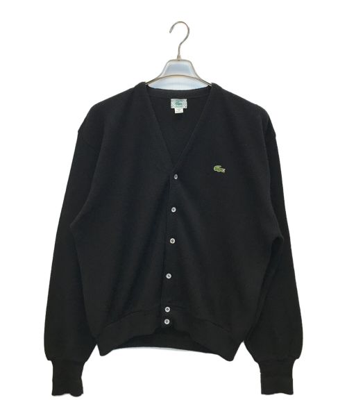 LACOSTE（ラコステ）LACOSTE (ラコステ) アクリルカーディガン ブラック サイズ:XXLの古着・服飾アイテム