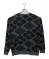 BUDSPOOL (バッズプール) Gakkin (ガッキン) JACQUARD CREW NECK SWEATER チャコール×ブラック サイズ:XXL：20000円