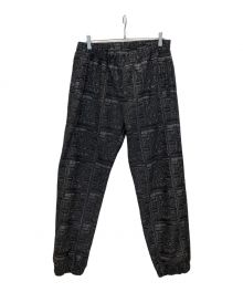 BlackEyePatch（ブラックアイパッチ）の古着「PRIORITY LABEL FAKE SUEDE TRACK PANTS」｜ブラック