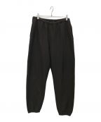 blurhms ROOTSTOCKブラームスルーツストック）の古着「Soft&Hard Sweat Pant」｜ブラック（ブラウン）