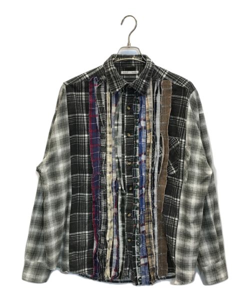 Rebuild by Needles（リビルドバイニードルス）Rebuild by Needles (リビルドバイニードルス) Flannel Shirt - Ribbon Shirt マルチカラー サイズ:-の古着・服飾アイテム