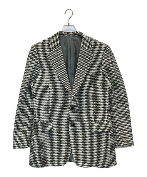 Burberry's（バーバリーズ）Burberry's (バーバリーズ) ハウンドトゥーステーラードジャケット ブラック サイズ:175A6の古着・服飾アイテム