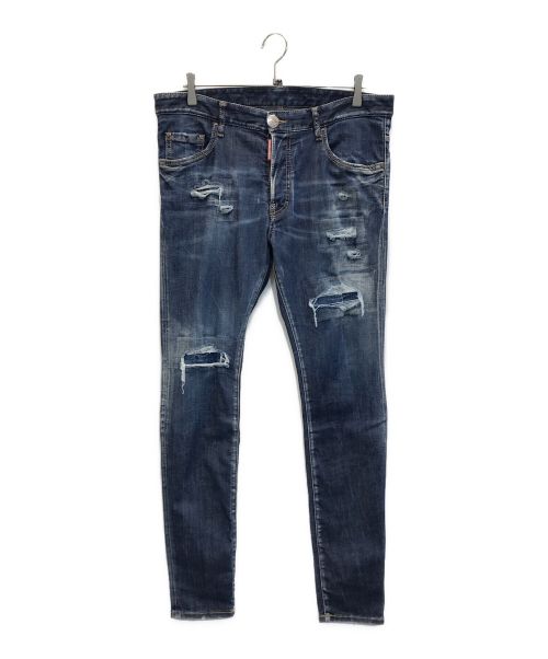 DSQUARED2（ディースクエアード）DSQUARED2 (ディースクエアード) Super Twinky Jeans インディゴ サイズ:50の古着・服飾アイテム