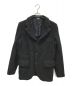 COMME des GARCONS HOMME DEUX (コムデギャルソン オム ドゥ) ウール縮絨ストライプセットアップ ブラック サイズ:M：67000円