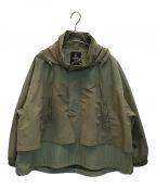 GRAMICCI×F/CE.グラミチ×エフシーイー）の古着「LAYERED ANORAK BLOUSON」｜カーキ