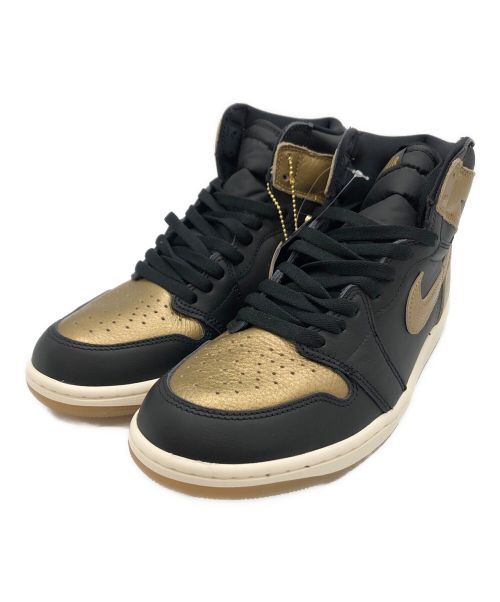 NIKE（ナイキ）NIKE (ナイキ) AIR JORDAN 1 RETRO HIGH OG ブラック サイズ:US9 未使用品の古着・服飾アイテム