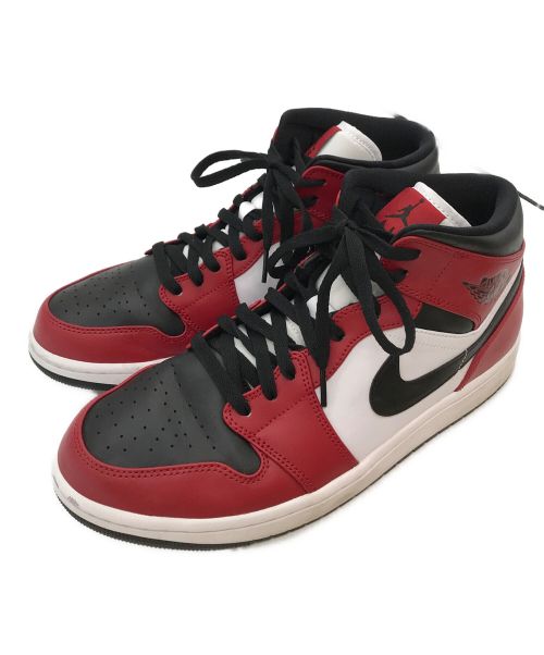 NIKE（ナイキ）NIKE (ナイキ) AIR JORDAN 1 MID レッド サイズ:29cmの古着・服飾アイテム