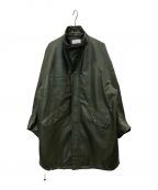 Knuth Marfクヌースマーフ）の古着「label leather jacket」｜オリーブ