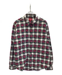 SUPREME（シュプリーム）の古着「19SS Rose Buffalo Plaid Shirt」｜グレー×ピンク