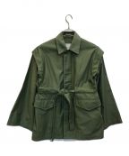 CLANEクラネ）の古着「2WAY MILITARY JACKET」｜グリーン