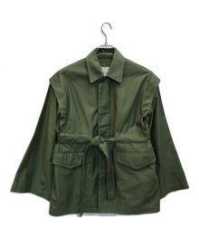 CLANE（クラネ）の古着「2WAY MILITARY JACKET」｜グリーン