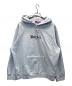 SUPREMEシュプリーム）の古着「Bling Box Logo Hooded Sweatshirt」｜グレー