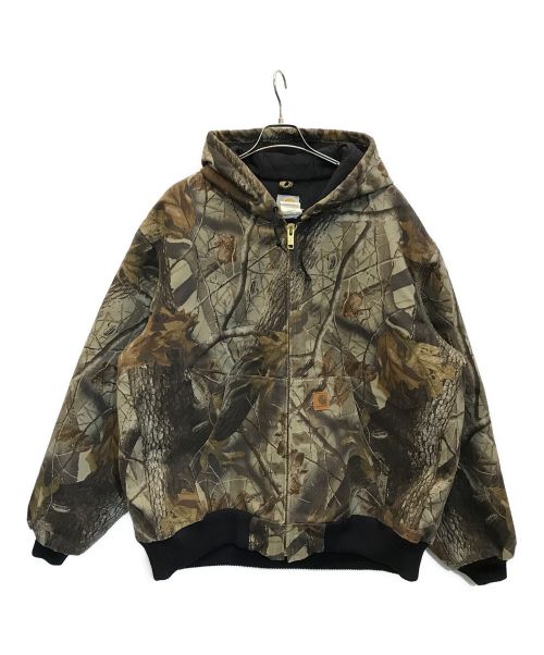 CarHartt（カーハート）CarHartt (カーハート) リアルツリーカモアクティブジャケット ブラウン サイズ:2XLの古着・服飾アイテム