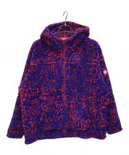 C.E (シーイー キャブエンプト) Noise Fleece Zip Hoodie レッド×ブルー サイズ:L