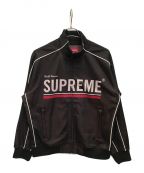 SUPREMEシュプリーム）の古着「22AW World Famous Jacquard Track Jacket」｜ブラック×レッド