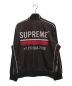 SUPREME (シュプリーム) 22AW World Famous Jacquard Track Jacket ブラック×レッド サイズ:L：27000円