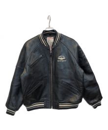 AVIREX（アヴィレックス）の古着「VARSITY JACKET」｜ブラック