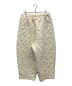 My Beautiful Landlet (マイビューティフルランドレット) 24AW QUILTED JACQUARD WIDE EASY PANTS ベージュ：15000円