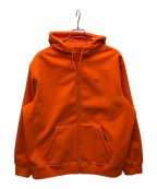 SUPREMEシュプリーム）の古着「WINDSTOPPER Zip Up Hooded Sweatshirt」｜オレンジ