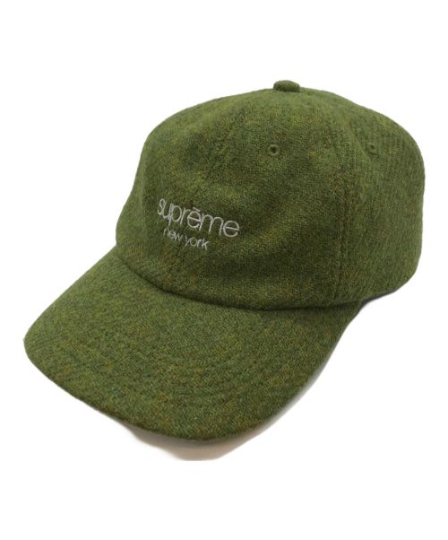 SUPREME（シュプリーム）SUPREME (シュプリーム) Harris Tweed (ハリスツイード) classic logo 6-panel グリーンの古着・服飾アイテム