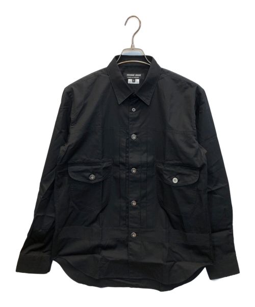 COMME des GARCONS HOMME DEUX（コムデギャルソン オム ドゥ）COMME des GARCONS HOMME DEUX (コムデギャルソン オム ドゥ) 24AW ドッキングシャツ ブラック サイズ:Mの古着・服飾アイテム