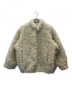 CLANEクラネ）の古着「TANAKA MINAMI CURL FUR SHORT COAT」｜アイボリー