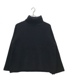 MARK KENLY DOMINO TAN（マークケンリードミノタン）の古着「TURTLE NECK KNIT」｜ブラック