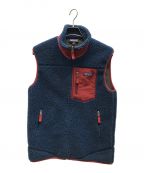 Patagoniaパタゴニア）の古着「Classic Retro-X VEST」｜ネイビー×レッド