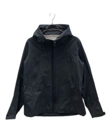 DESCENTE ALLTERRAIN（デザイント オルテライン）の古着「HARD SHELL JACKET CREAS」｜ダークネイビー