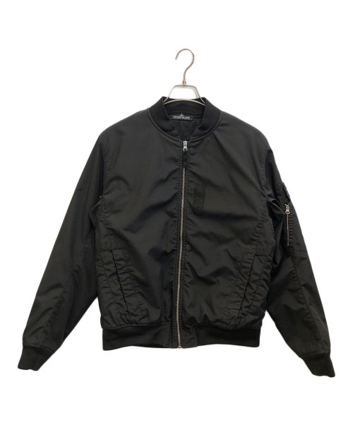 STONE ISLAND（ストーンアイランド）STONE ISLAND (ストーンアイランド) MA-1 BOMBER  PL DIAGONAL ブラック サイズ:Mの古着・服飾アイテム