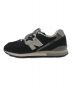 NEW BALANCE (ニューバランス) 996 ローカットスニーカー ブラック サイズ:24cm 未使用品：13000円